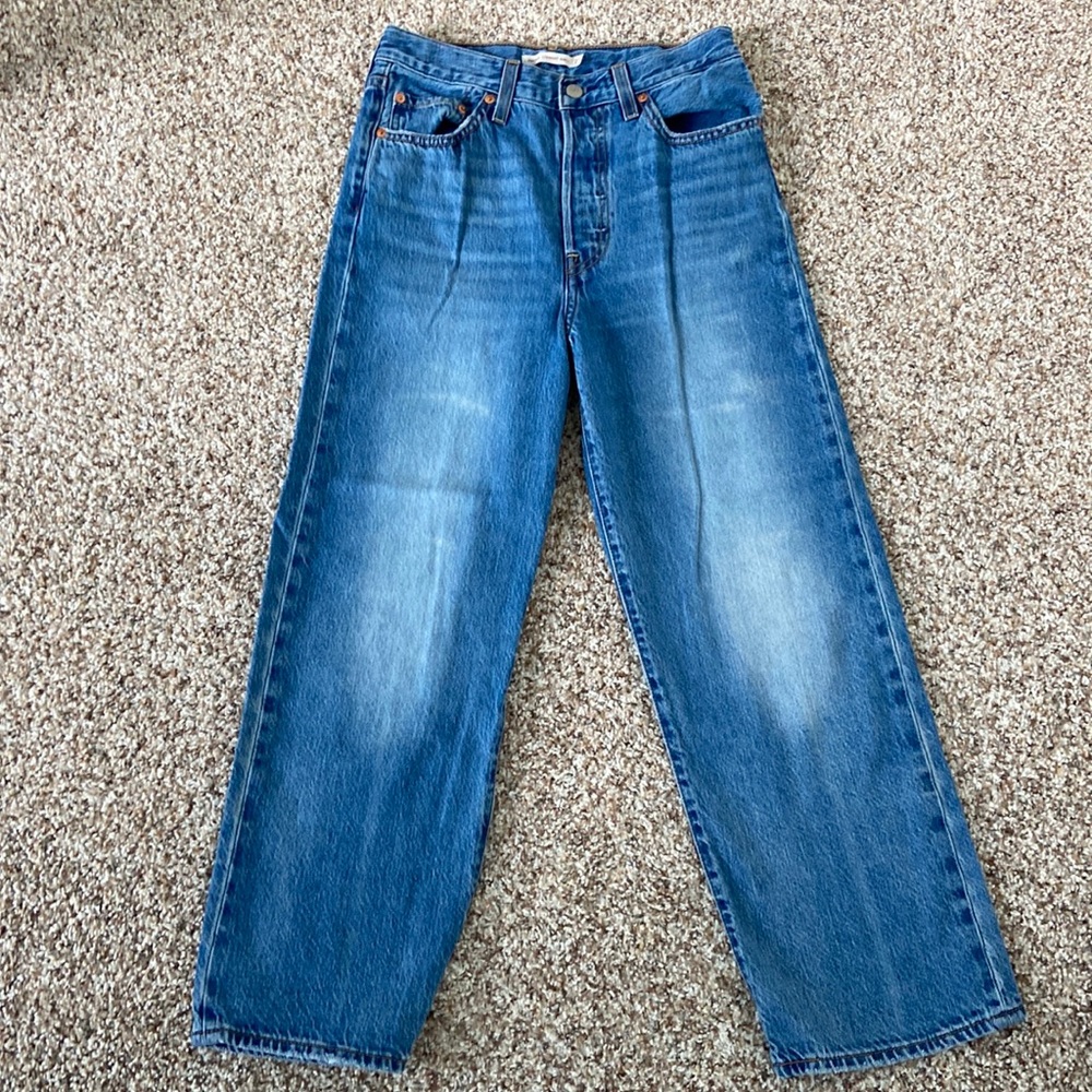 Levi Ribcage Ankle Jeans